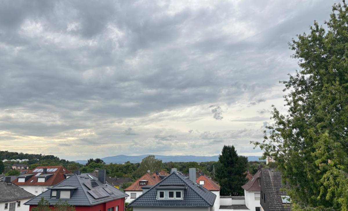 Blick aus dem Bürozimmer