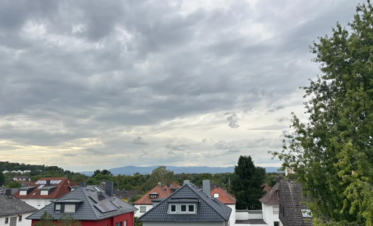 Blick aus dem Bürozimmer