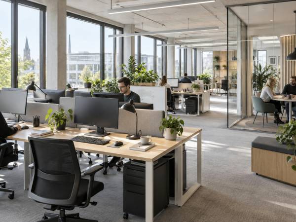 Moderner Arbeitsplatz in Bürogemeinschaft in Heiningen