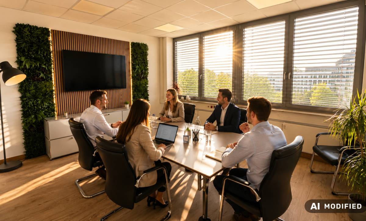 Meetingraum Glashaus