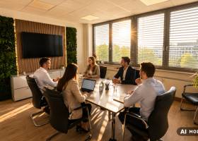 Meetingraum Glashaus