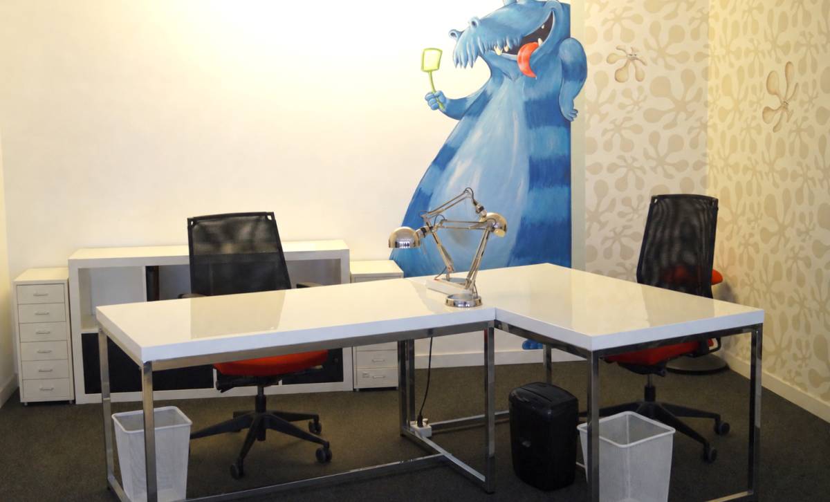 Offene Desks Büro 4
