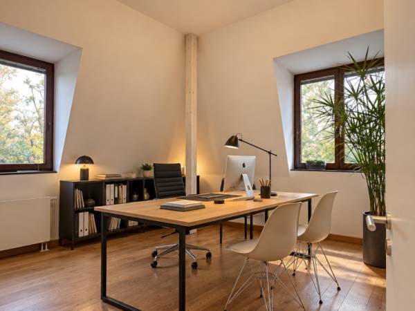 Heller Büroraum in geschmackvoller Gründerzeitvilla in Köln-Ehrenfeld — Bild 2