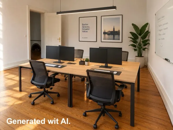 Abschließbares Büro in Hamburg (Altona-Altstadt) – Moderner Büroraum in Bürogemeinschaft in Altona-Altstadt — Bild 1
