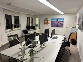 Helles Bürozimmer mit Balkonzugang in Bürogemeinschaft Leipzig-Mitte