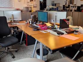 Arbeitsplatz in aktiver Bürogemeinschaft in Köln-Ehrenfeld