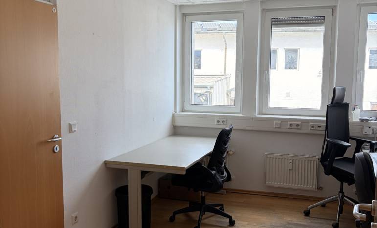 Coworking-Bereich – feste Schreibtischplätze
