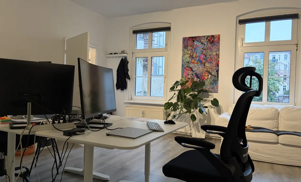 Büro mit Platz für vier Plätze