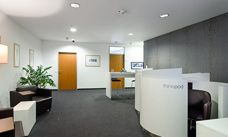 Büroräume Neuer Zollhof Düsseldorf Hafen