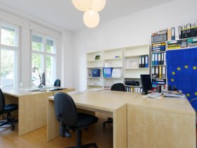 Arbeitsplätze in freundlicher Bürogemeinschaft