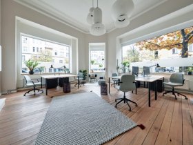 Plätze in schönem und kleinem Coworking Space