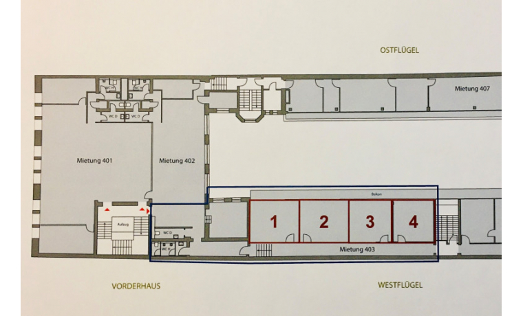 Büroräume Große Reichenstraße Hamburg Altstadt