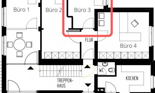 Büro 3 - Grundriss