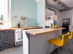 Büroräume mit repräsentativem Loungebereich im Werksviertel