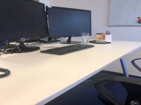 Helles Büro am Main