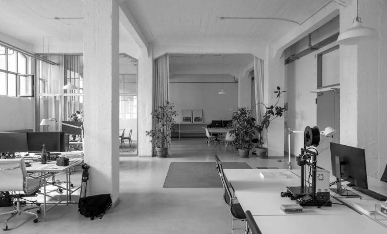 Arbeitsplätze im Büroloft