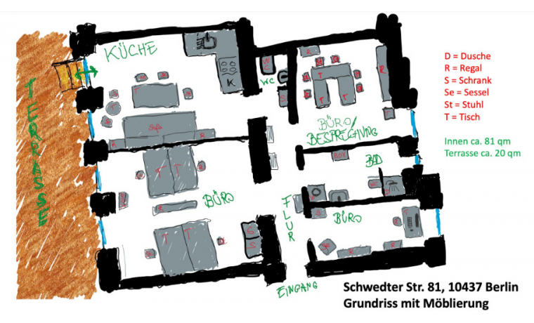 Shared Office Schwedter Str. Berlin Prenzlauer Berg