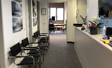 Empfang, Wartebereich, Büro
