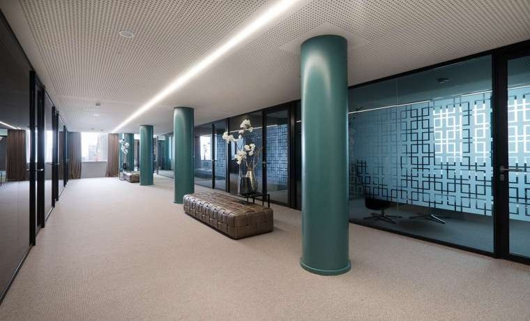 Büroraum Dreischeibenhaus Düsseldorf Stadtmitte