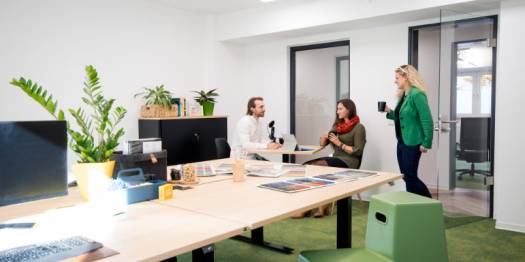 Flexibler Arbeitsplatz, Einzel- und Teambüros und Firmensitz im RüKarree