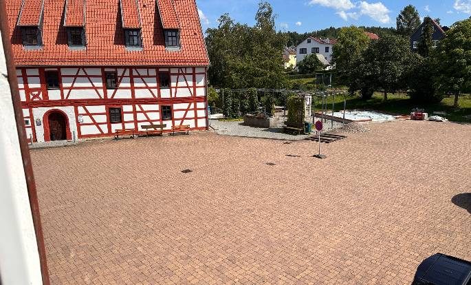 Blick aus dem Fenster