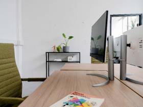 Abgeschlossenes Büro im Coworking Space