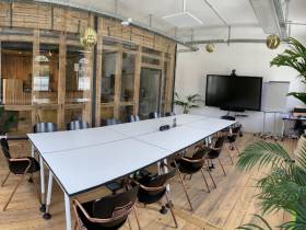 Cooles Büro in einem Coworking Space