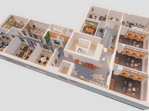 Lichtdurchfluteter Coworking Space & Büros in Neuss Innenstadt — Bild 3