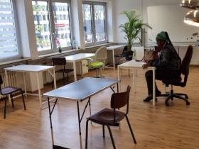 Coworking = Minibüro + kleiner Preis