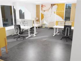Arbeitsplätze mit moderner und ergonomischer Büroausstattung